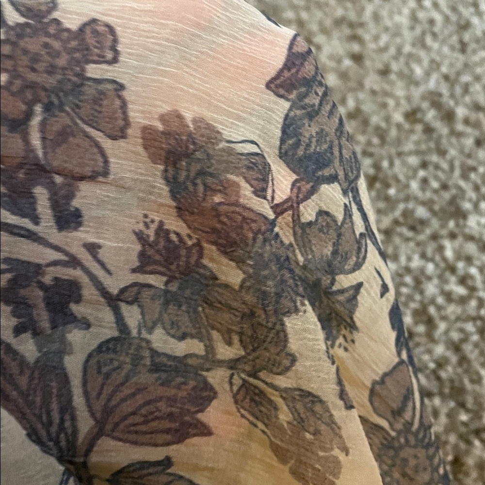 Free people Floral Print Women's Top - Picture 5 of 8